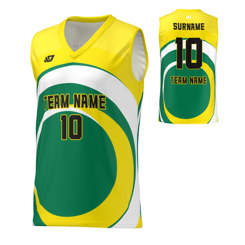 Basketball Jersey Swell - Yellow