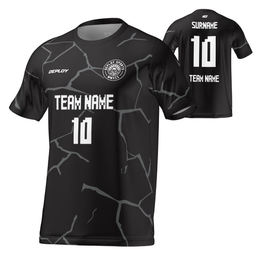 Flight Jersey Cracks - Black