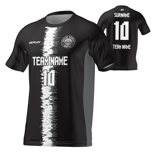 Flight Jersey Static Stripe - Black