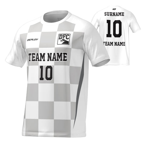 Flight Jersey Checkers - White