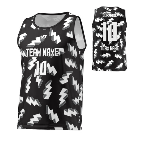 Flight Singlet 3d Lightning - Black