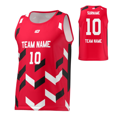 Flight Singlet Arrows  - Red