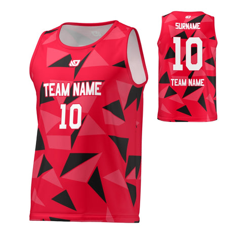 Flight Singlet Fragments - Red