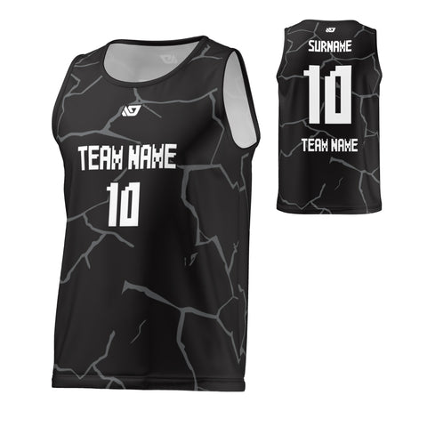 Flight Singlet Crack - Black