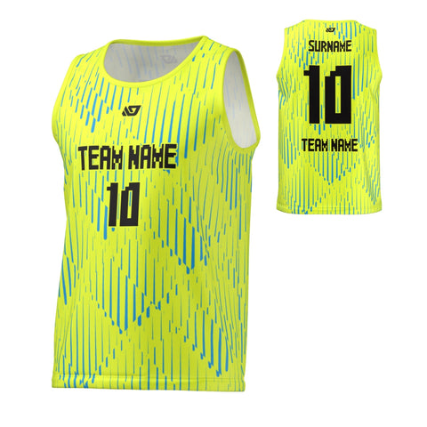 Flight Singlet Faded - Neon Yellow