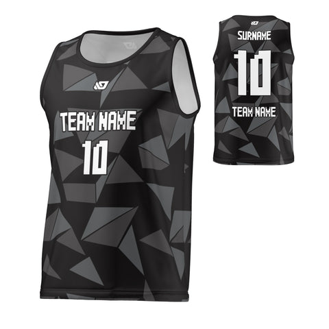 Flight Singlet Fragments - Black