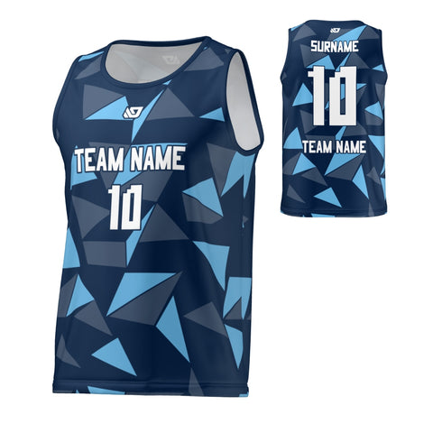 Flight Singlet Fragments - Navy
