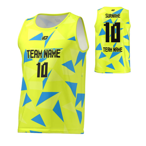 Flight Singlet Fragments - Neon Yellow