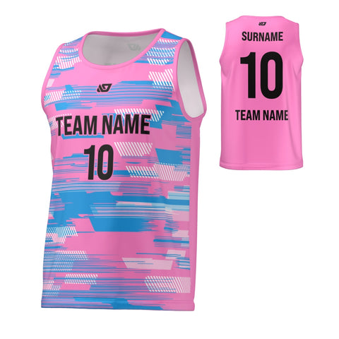 Flight Singlet Glitch - Pink