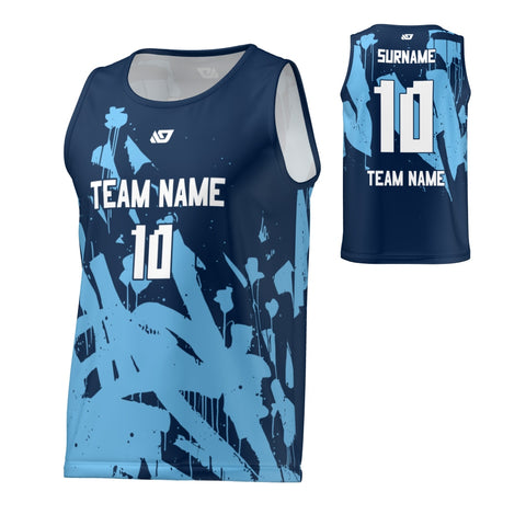Flight Singlet Graffiti - Navy