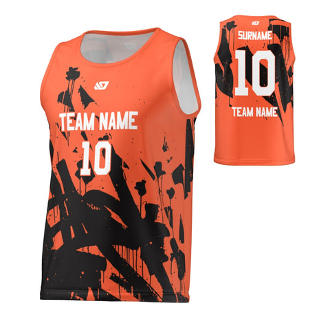 Flight Singlet Graffiti - Orange