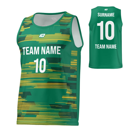 Flight Singlet Glitch - Green