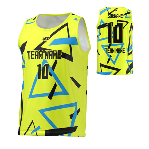 Flight Singlet Triangle - Neon Yellow