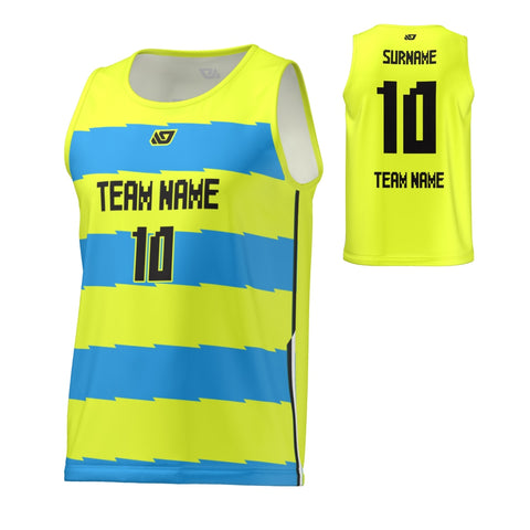 Flight Singlet Zag - Neon Yellow
