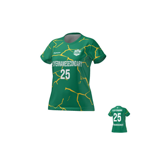 Flight Jersey Womens Cracks - Green