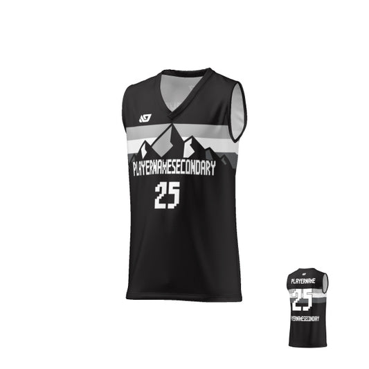 Basketball Jersey Mountains - Black
