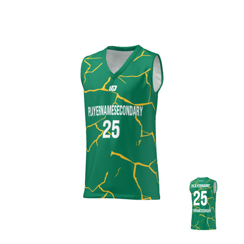 Basketball Jersey Cracks - Green