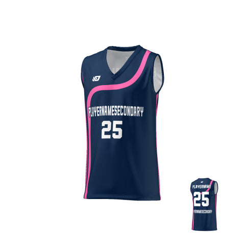 Basketball Jersey Pipes - Navy