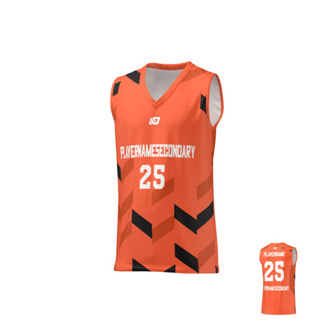 Basketball Jersey Arrows - Orange