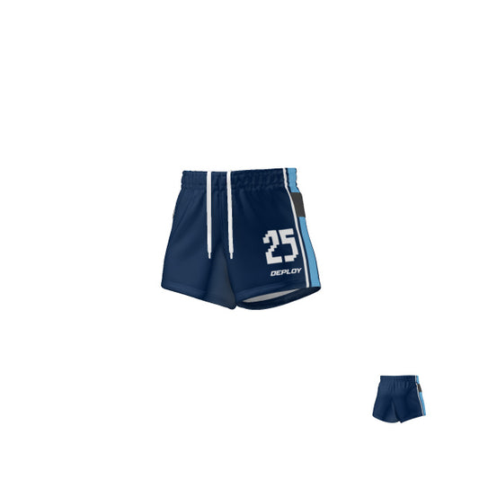 Oz Tag Shorts Stripes - Navy - Youth