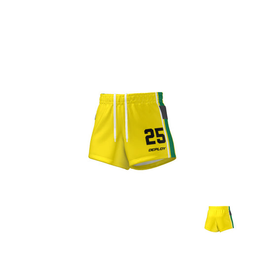 Oz Tag Shorts Stripes - Yellow - Youth