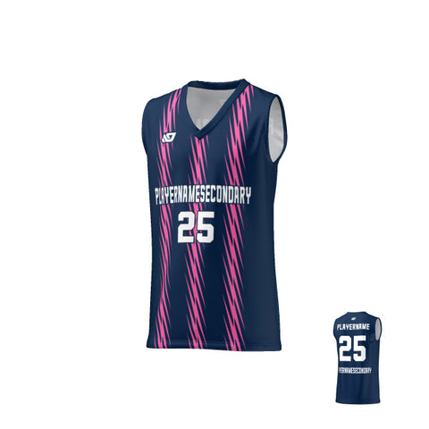 Basketball Jersey Flash - Navy
