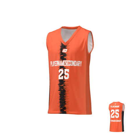 Basketball Jersey Glitch - Orange