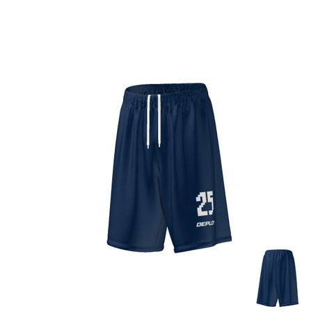 Basketball Shorts Plain - Navy