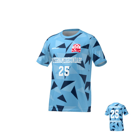 Nepean FA - Flight Jersey Fragments - Sky Blue