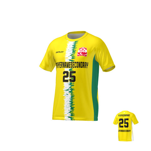 Nepean FA - Flight Jersey Static- Yellow