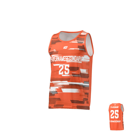 Flight Singlet Glitch - Orange