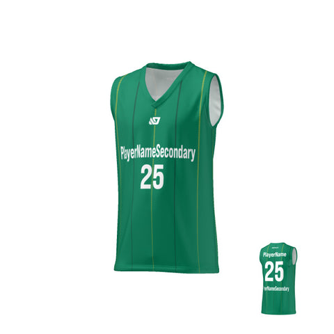 Basketball Jersey Stitch - Green