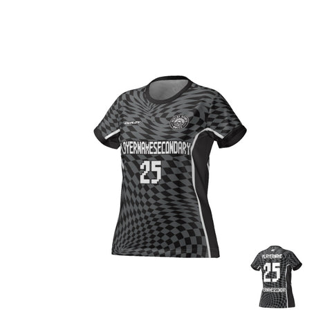 Flight Jersey Womens Warped -Black