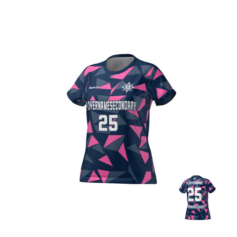 Flight Jersey Womens Fragments - Navy & Pink