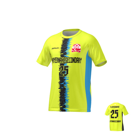 Nepean FA - Flight Jersey Static - Neon Yellow