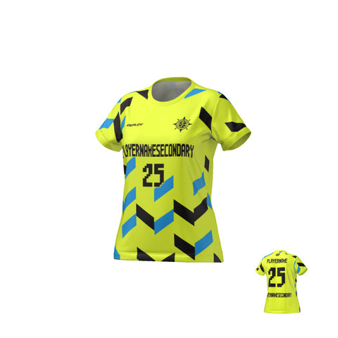 Flight Jersey Womens Arrows - Neon Yellow