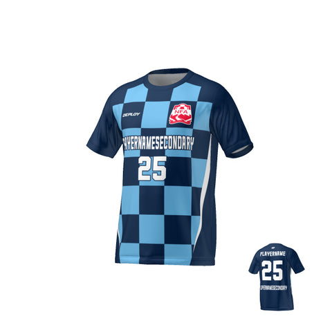 Nepean FA - Flight Jersey Checkers - Navy