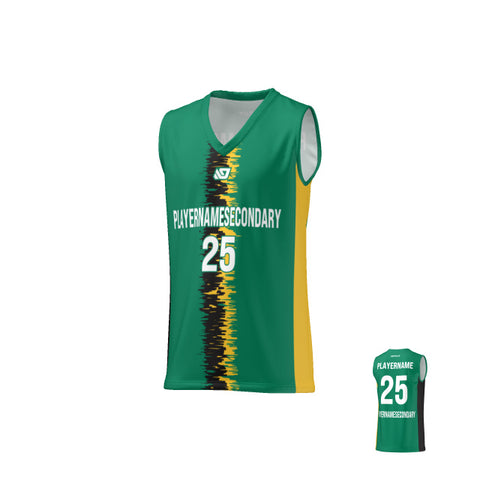 Basketball Jersey Static - Green