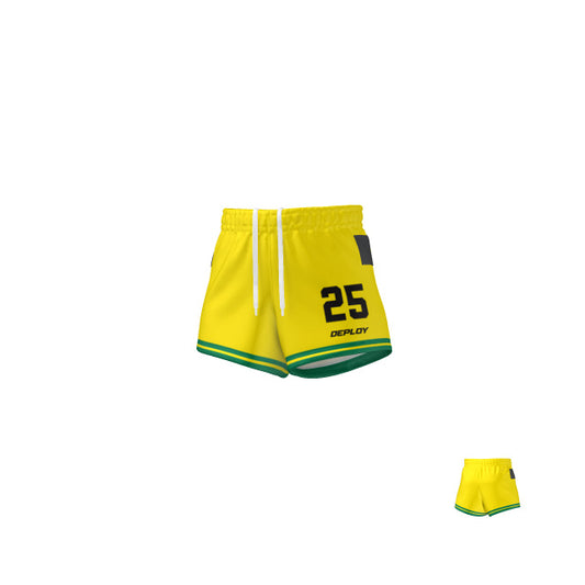 Oz Tag Shorts Hoops - Yellow - Youth