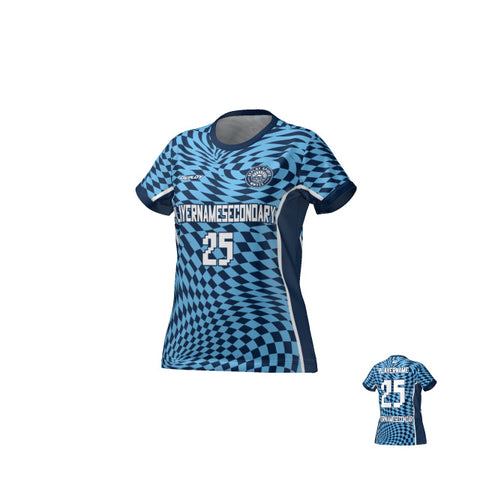 Flight Jersey Womens Warped - Navy