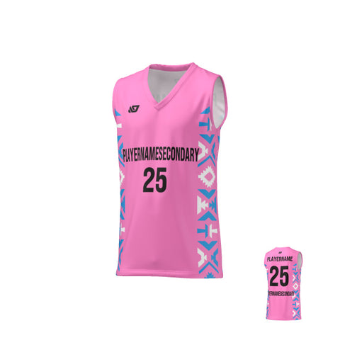 Basketball Jersey Aztec - Pink