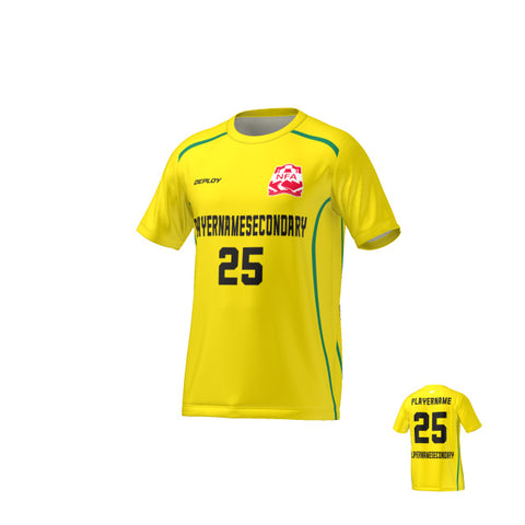 Nepean FA - Flight Jersey Lines- Yellow