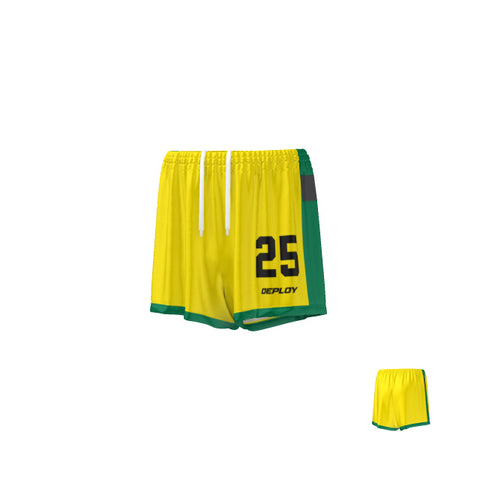 Oz Tag Shorts Accent - Yellow - Adult