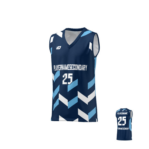 Basketball Jersey Arrows - Navy