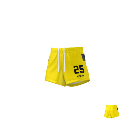 Oz Tag Shorts Plain - Yellow - Youth