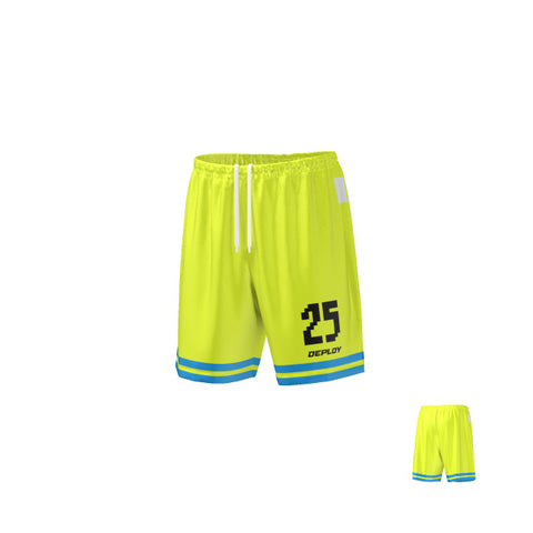 Oz Tag Shorts Hoops - Neon Yellow