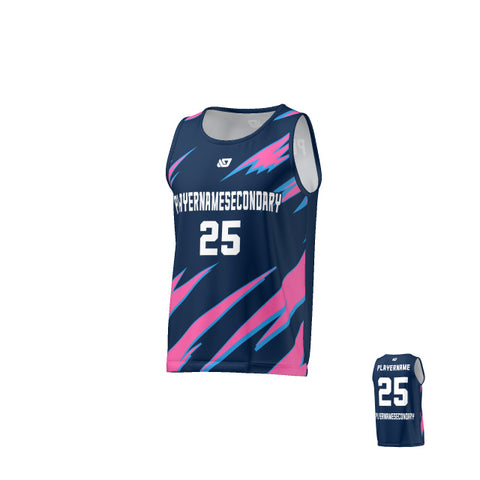 Flight Singlet Lightning - Navy & Pink