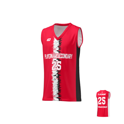 Basketball Jersey Static - Red