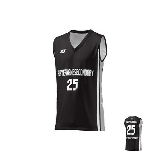 Basketball Jersey Stars - Black