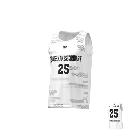 Flight Singlet Glitch - White